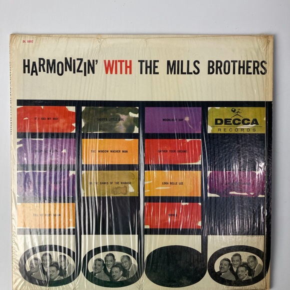 Other - Harmonizing With The Mills Brothers Vintage Vinyl Record Album LP